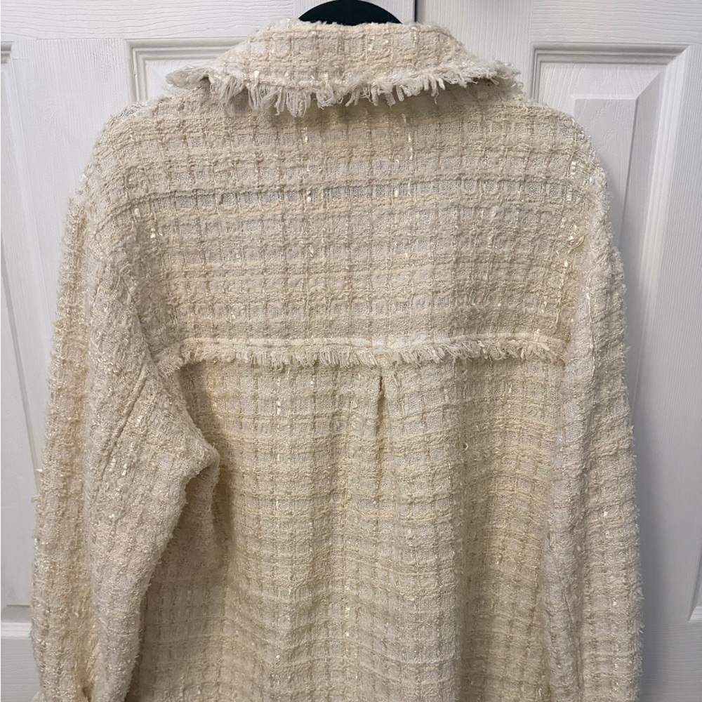 Lulu's Cream Textured Jacket - Picture 6 of 6